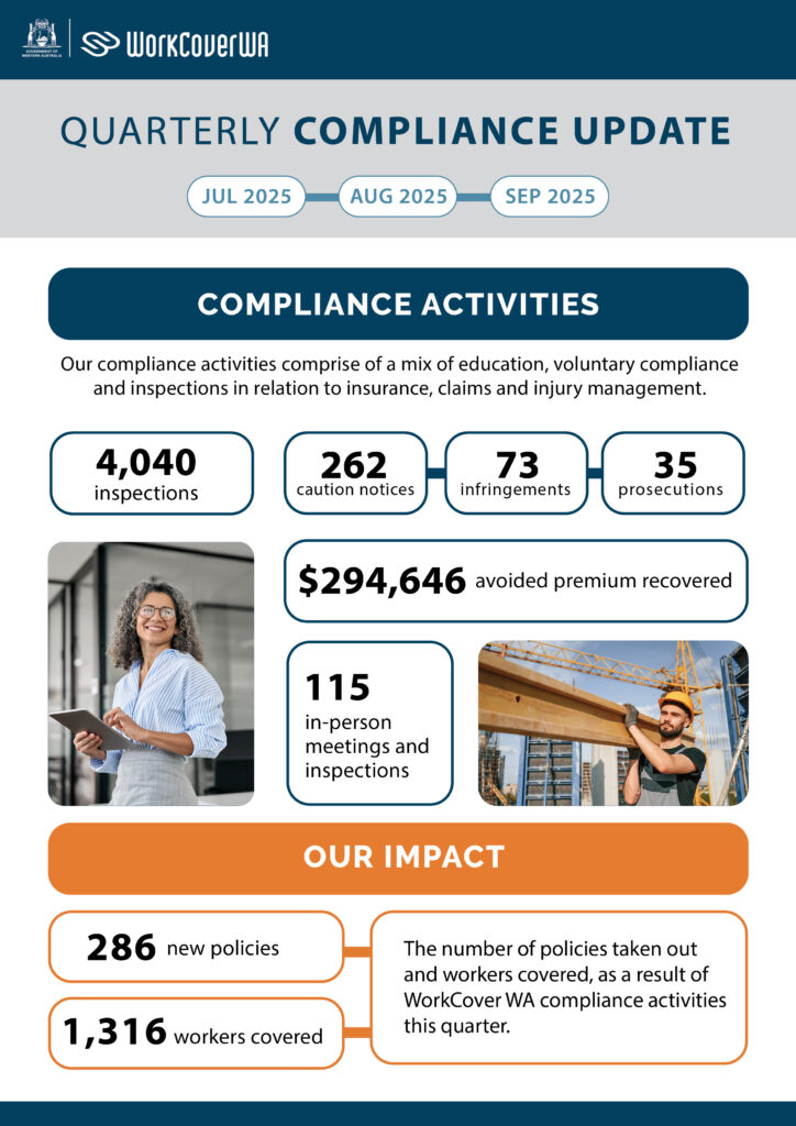 Quarterly Compliance Update - download as PDF below.